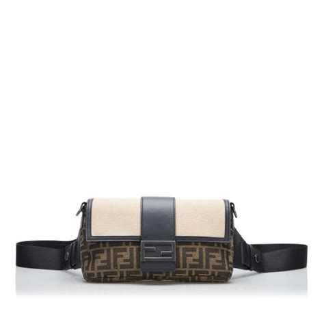 fendi zucca convertible belt bag|fendi zucca wallet for sale.